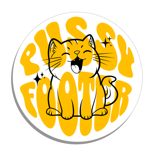Pussy Footer - Sticker