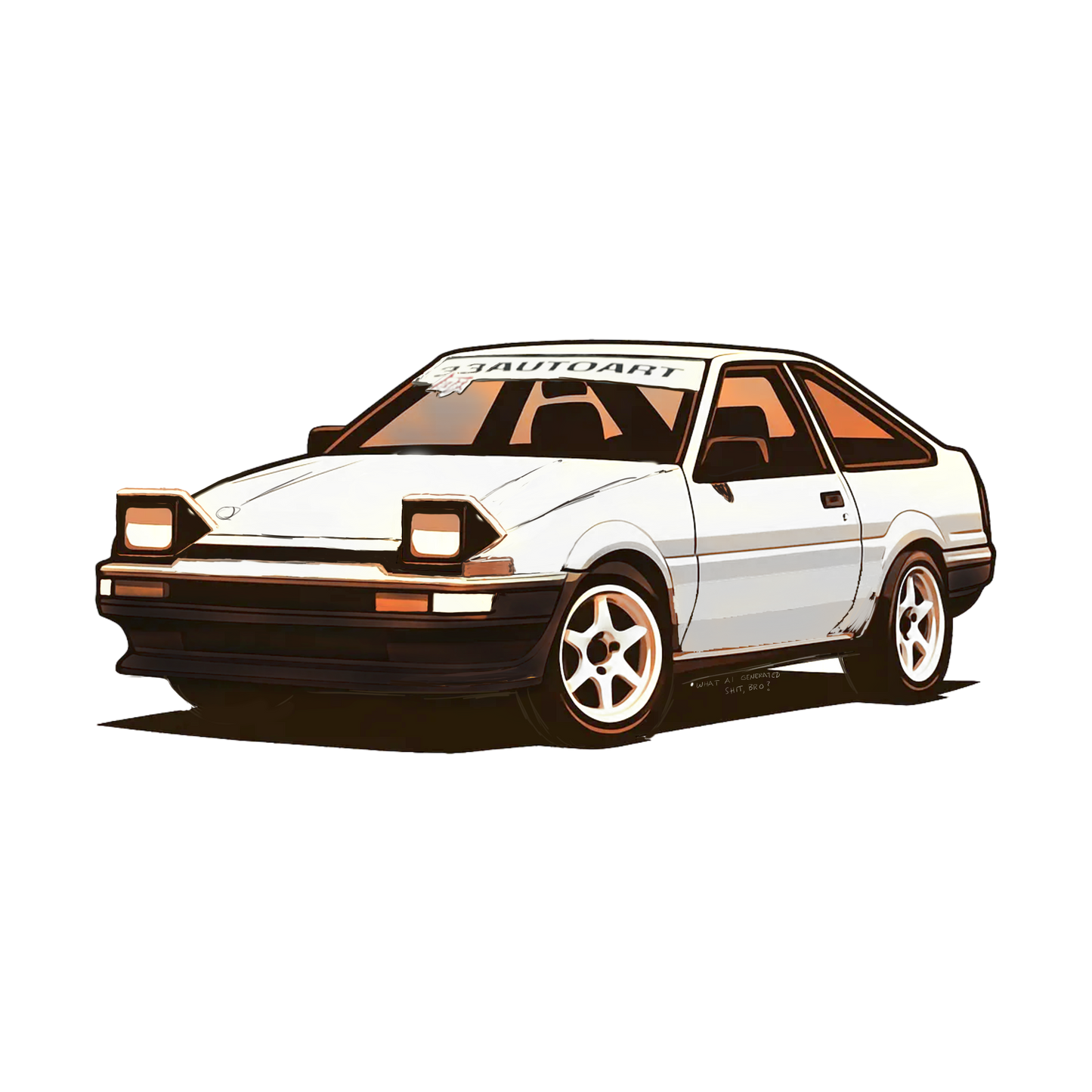 Adam's AE86 - Sticker