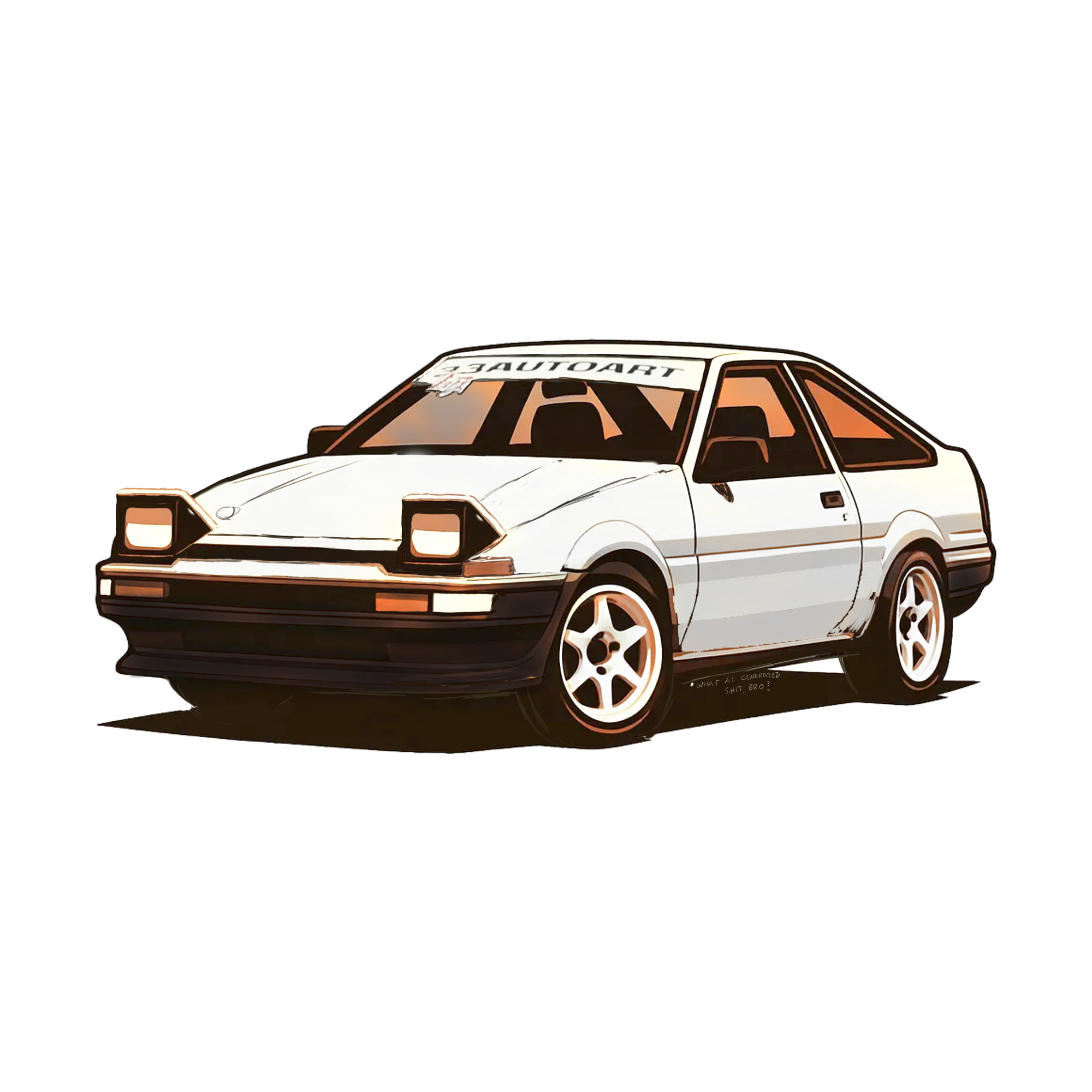 Adam's AE86 - Sticker