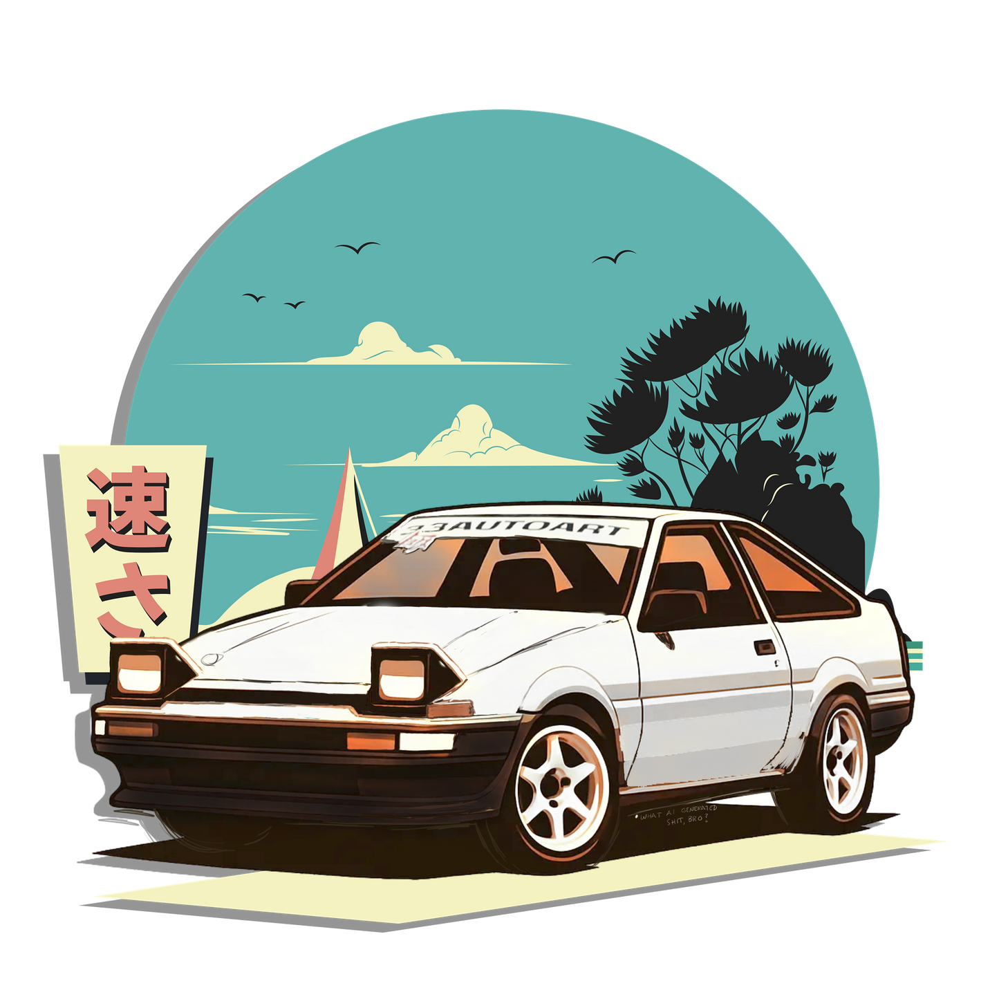 AE86 Paradise - Sticker