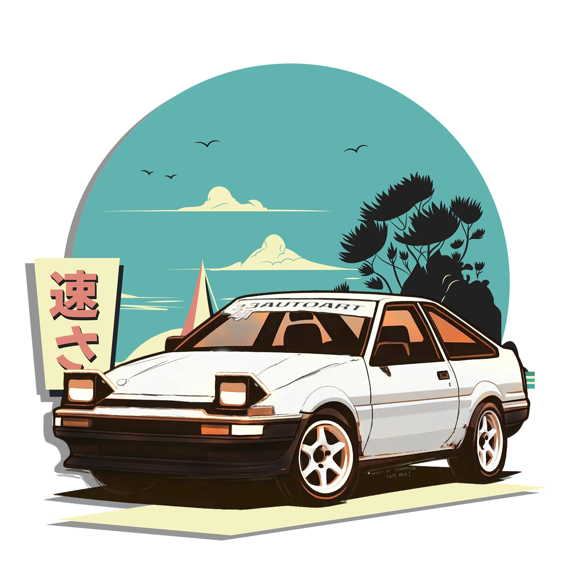 AE86 Paradise - Sticker