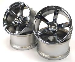 Topline Premium | DRS-5 Wheel SUPER HIGH TRACTION Matte Chrome 8mm